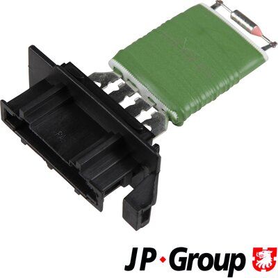 Resistor, interior blower JP GROUP 1196851400