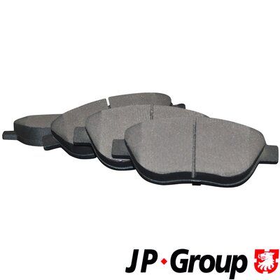 Комплект гальмівних накладок, дискове гальмо JP GROUP 1263602110