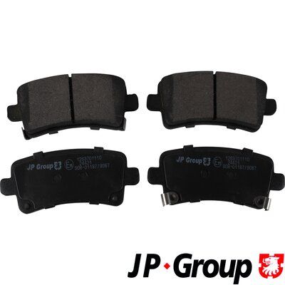 Brake Pad Set, disc brake JP GROUP 1263701110