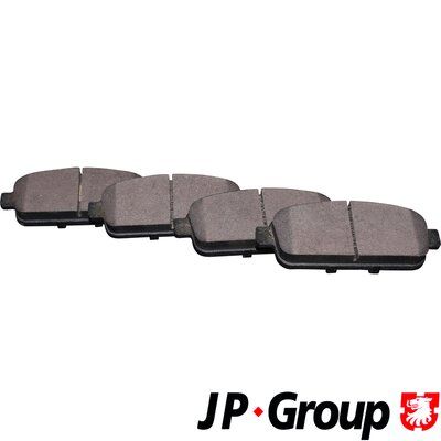 Brake Pad Set, disc brake JP GROUP 1263701510