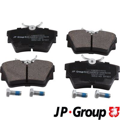 Brake Pad Set, disc brake JP GROUP 1263701610