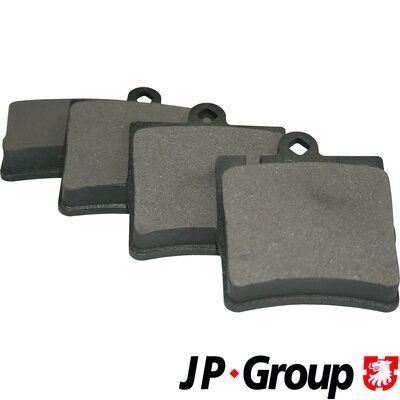 Комплект гальмівних накладок, дискове гальмо JP GROUP 1363700610