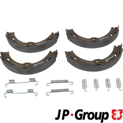 Brake Shoe Set, parking brake JP GROUP 1363901110