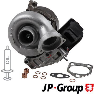 Charger, charging (supercharged/turbocharged) JP GROUP 1417402600