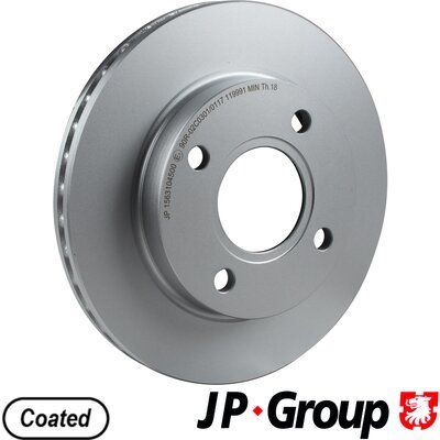 Stabdžių diskas JP GROUP 1563104500