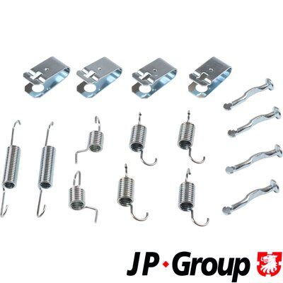 Accessory Kit, parking brake shoes JP GROUP 3464003810