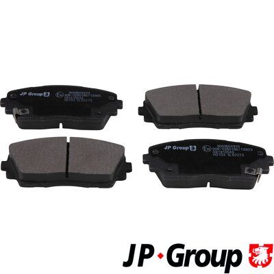 Brake Pad Set, disc brake JP GROUP 3663604310