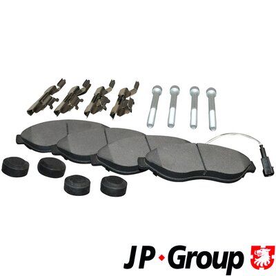 Brake Pad Set, disc brake JP GROUP 4163603910