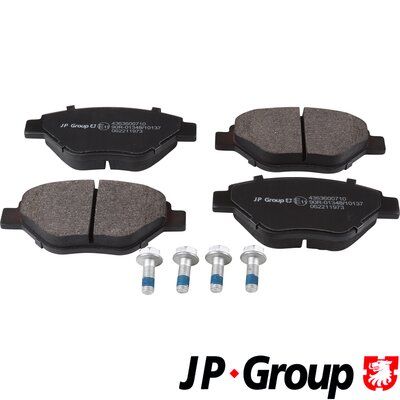 Brake Pad Set, disc brake JP GROUP 4363600710