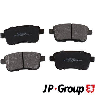 Brake Pad Set, disc brake JP GROUP 4363700210