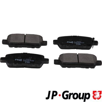 Brake Pad Set, disc brake JP GROUP 4763700110