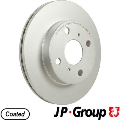 Brake Disc JP GROUP 4863102400