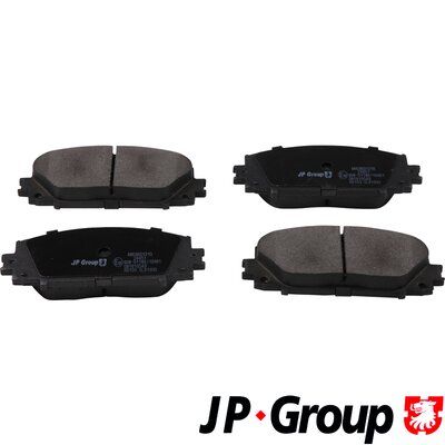 Brake Pad Set, disc brake JP GROUP 4863601210