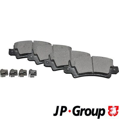 Brake Pad Set, disc brake JP GROUP 4863701310