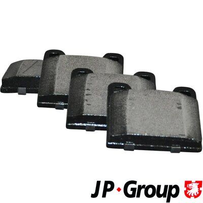 Комплект гальмівних накладок, дискове гальмо JP GROUP 4963700210