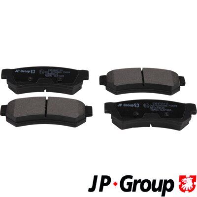 Brake Pad Set, disc brake JP GROUP 6363700110