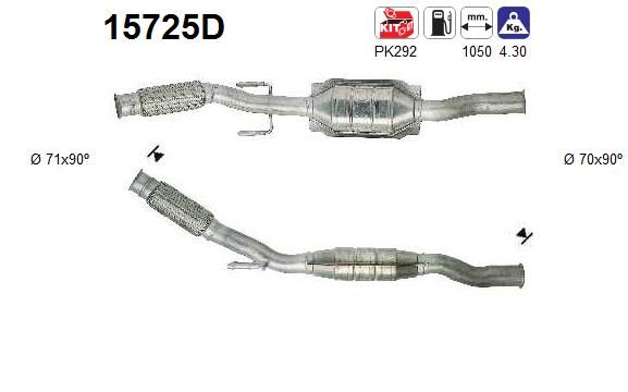 Catalytic Converter AS 15725D