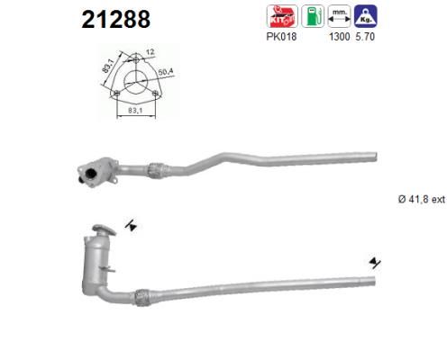 Catalytic Converter AS 21288