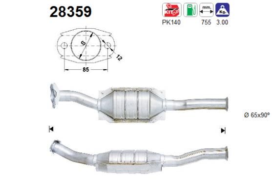 Catalytic Converter AS 28359