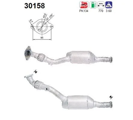 Katalizatoriaus keitiklis AS 30158