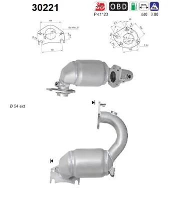 Katalizatoriaus keitiklis AS 30221