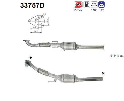 Catalytic Converter AS 33757D