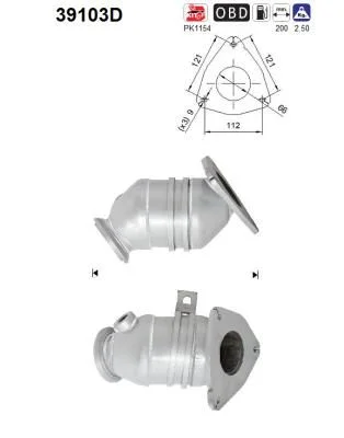 Katalizatoriaus keitiklis AS 39103D