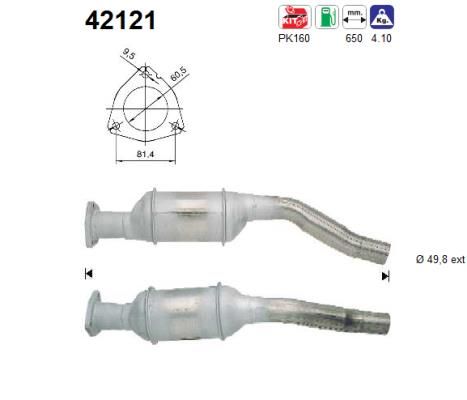 Katalizatoriaus keitiklis AS 42121