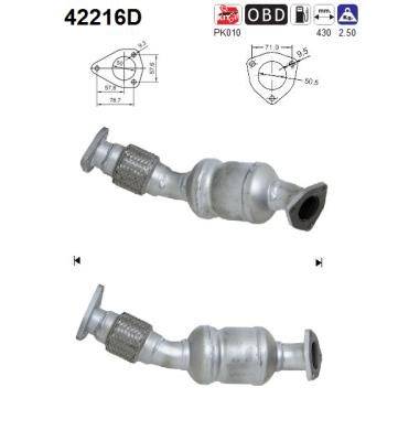 Katalizatoriaus keitiklis AS 42216D