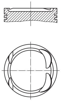 Stūmoklis MAHLE 001 PI 00163 000