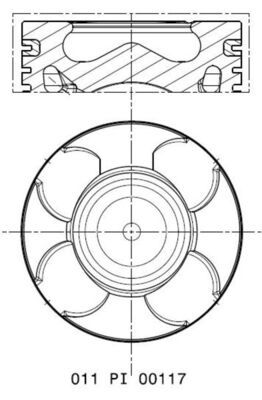 Stūmoklis MAHLE 011PI00117000