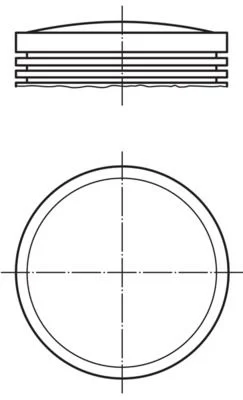 Piston mahle 279 16 00