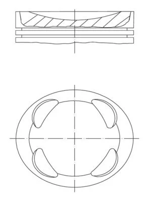 Stūmoklis mahle 607 78 00