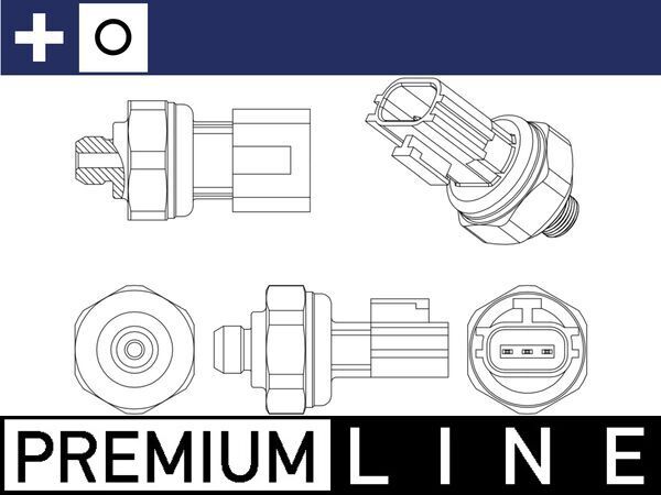 Interruptor de pressão, ar condicionado MAHLE ASE8000P