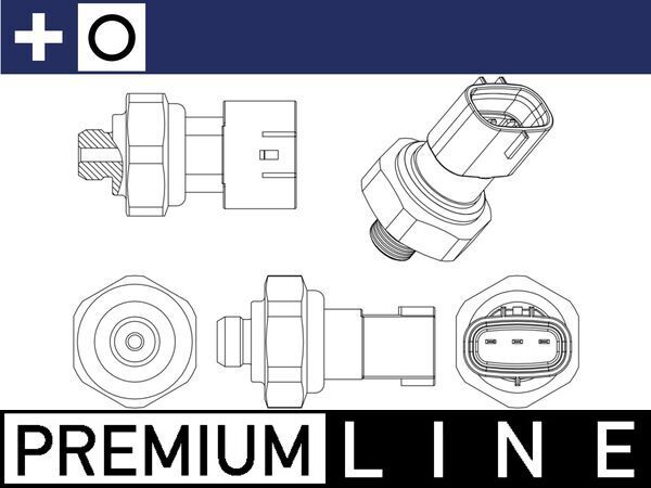 Interruptor de pressão, ar condicionado MAHLE ASE9000P