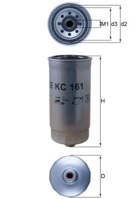 Fuel Filter MAHLE KC161
