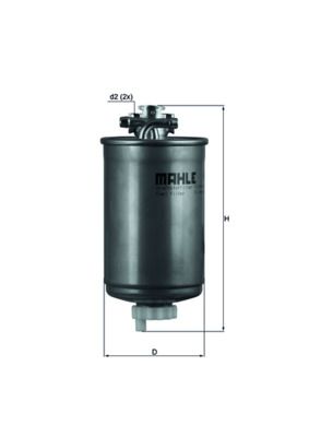 Фільтр палива MAHLE KL75