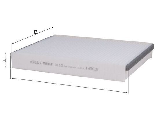 Filtras, salono oras MAHLE LA875