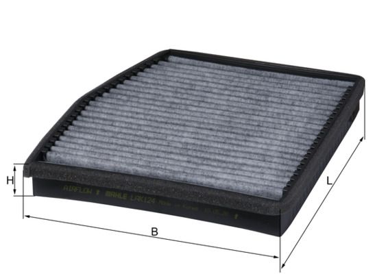 Filtras, salono oras MAHLE LAK124