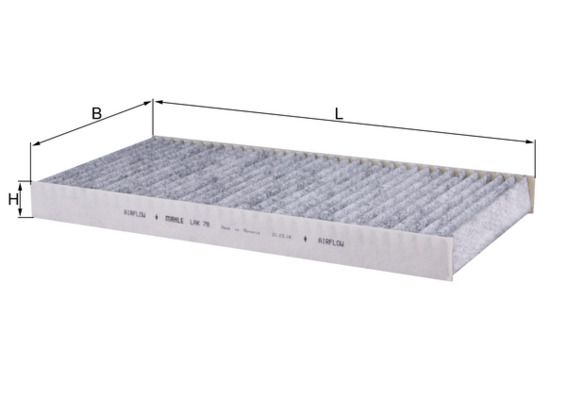 Filtras, salono oras MAHLE LAK78