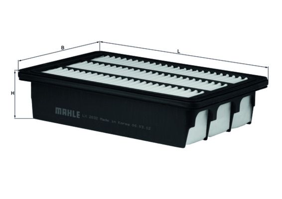 Oro filtras MAHLE LX2832