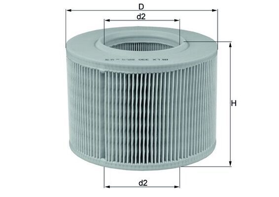 Oro filtras MAHLE LX330