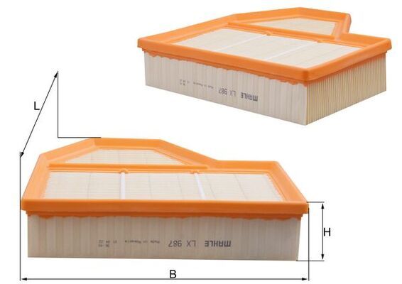 Oro filtras MAHLE LX987