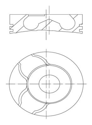 Поршень MAHLE 001 01 00