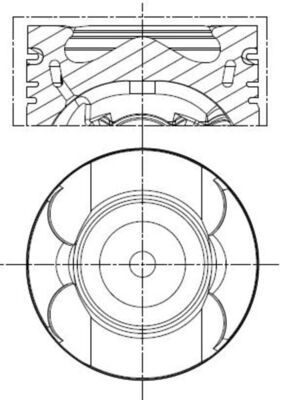 Stūmoklis MAHLE 001 PI 00189 000