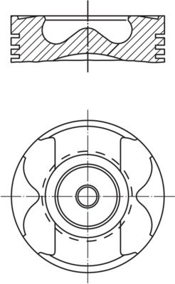 Stūmoklis MAHLE 004 57 00