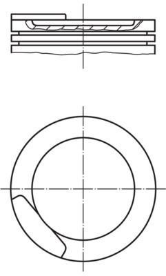 Stūmoklis MAHLE 011 08 00