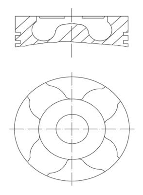 Поршень MAHLE 011 PI 00114 002