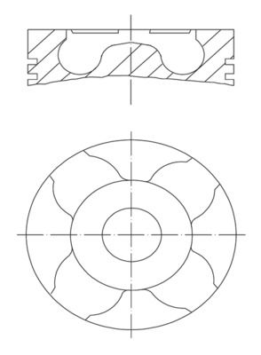 Stūmoklis MAHLE 011 PI 00114 002