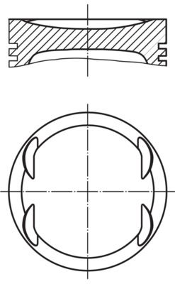 Поршень MAHLE 012 13 00